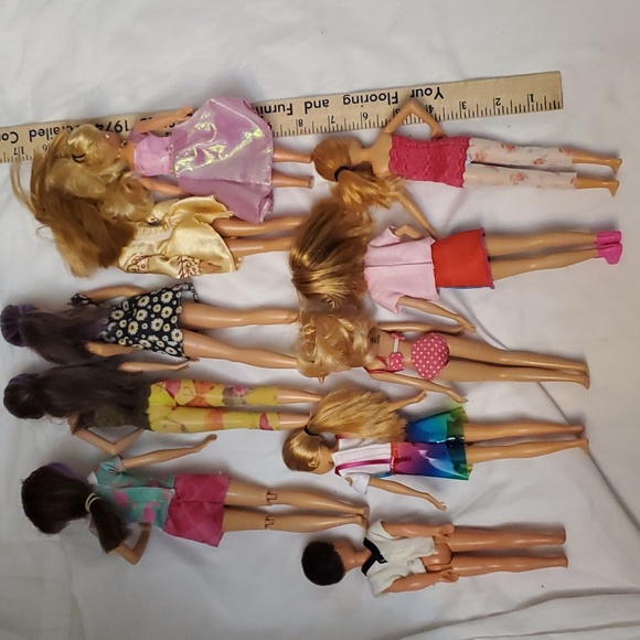 : Mixed 10pc lot Barbie little Sisters Stacie Skipper and friends Doll lot